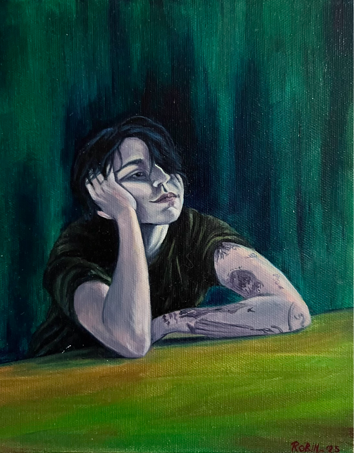 Mic, 2025, Oil on Canvas