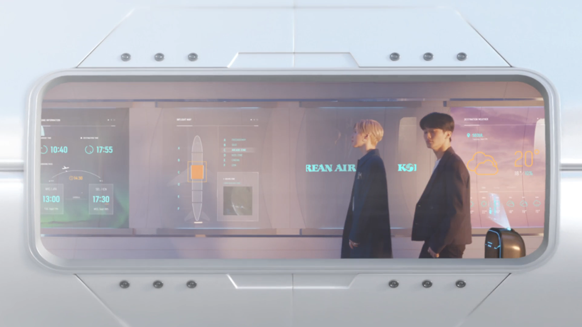 kwon ohhoon Korean Air X SuperM Safety Video