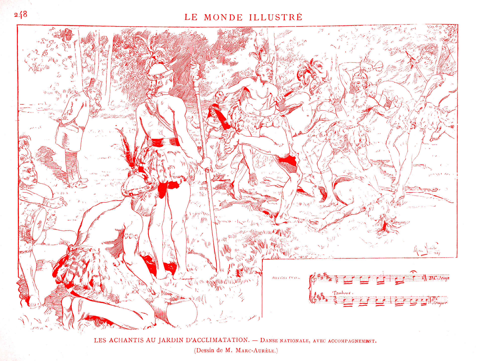 1887 世界報雜誌(Le Monde Illustré)