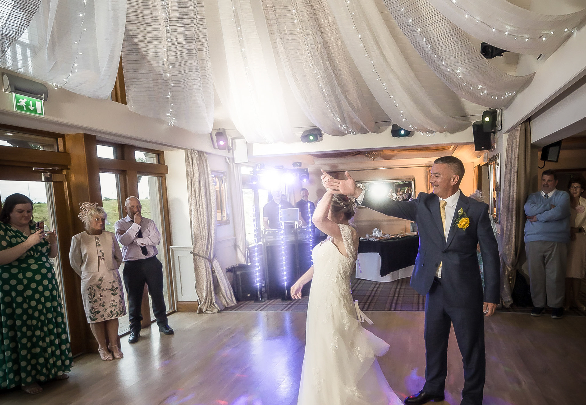 First dance by Wedding Photographer in Dudley
