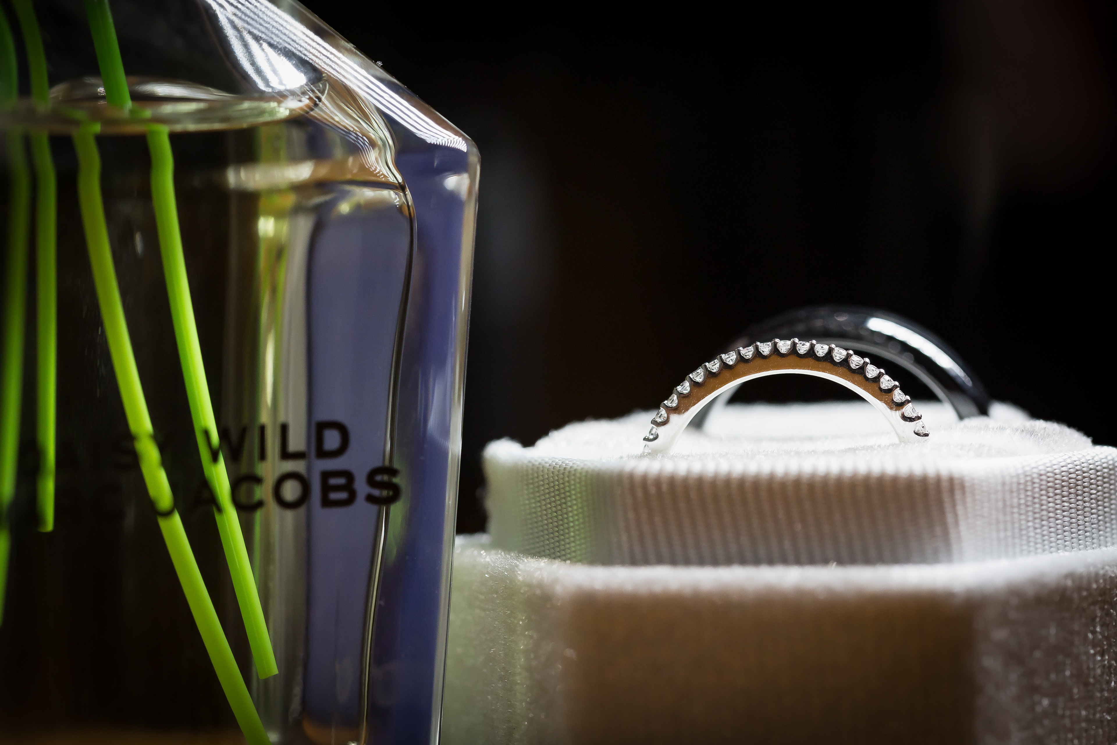 Close up shot of rings y The Multi Media Market Wedding Photography in Dudley.