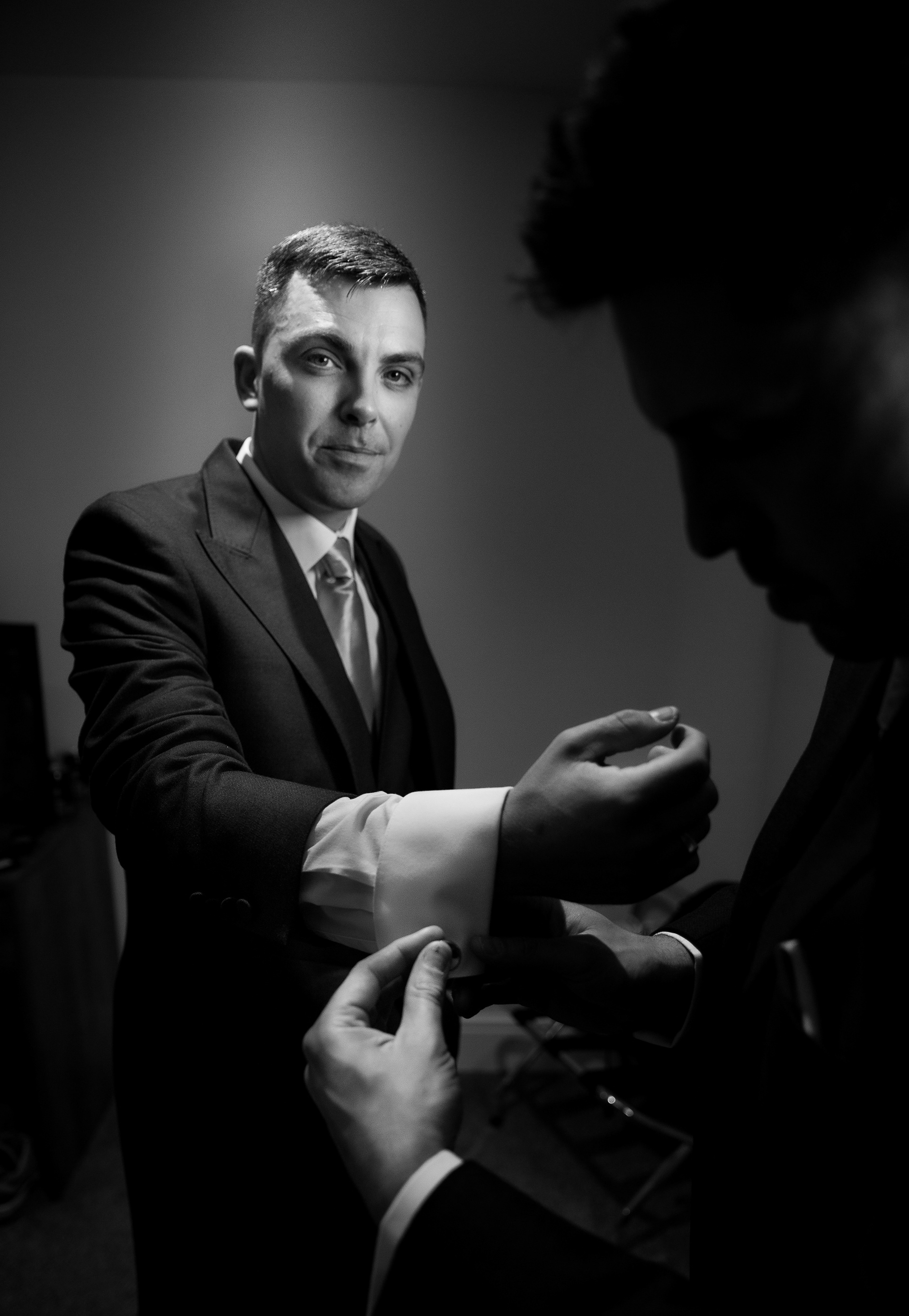 Hollywood style wedding photographer in the Midlands.