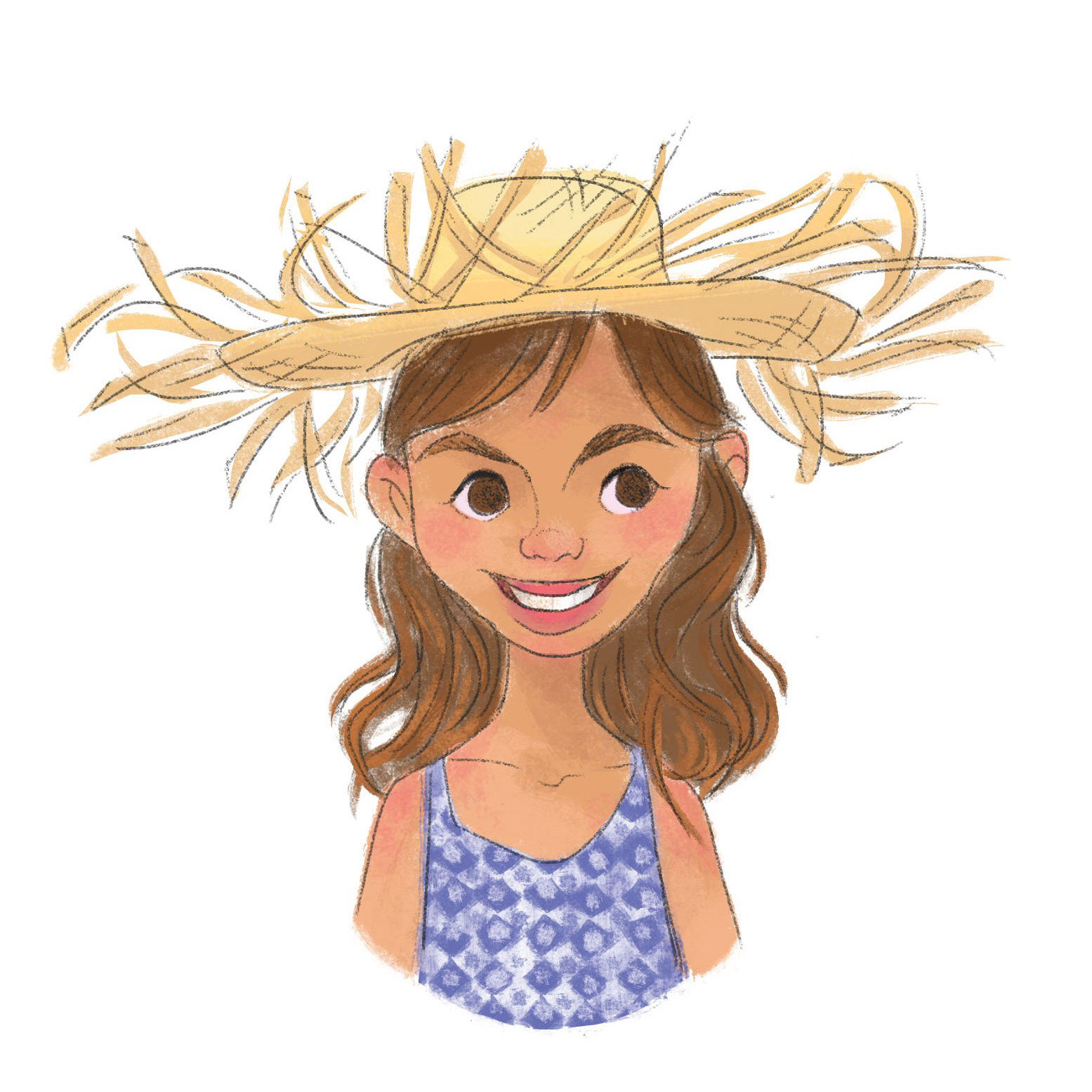 Kyla - Girl in Straw Hat