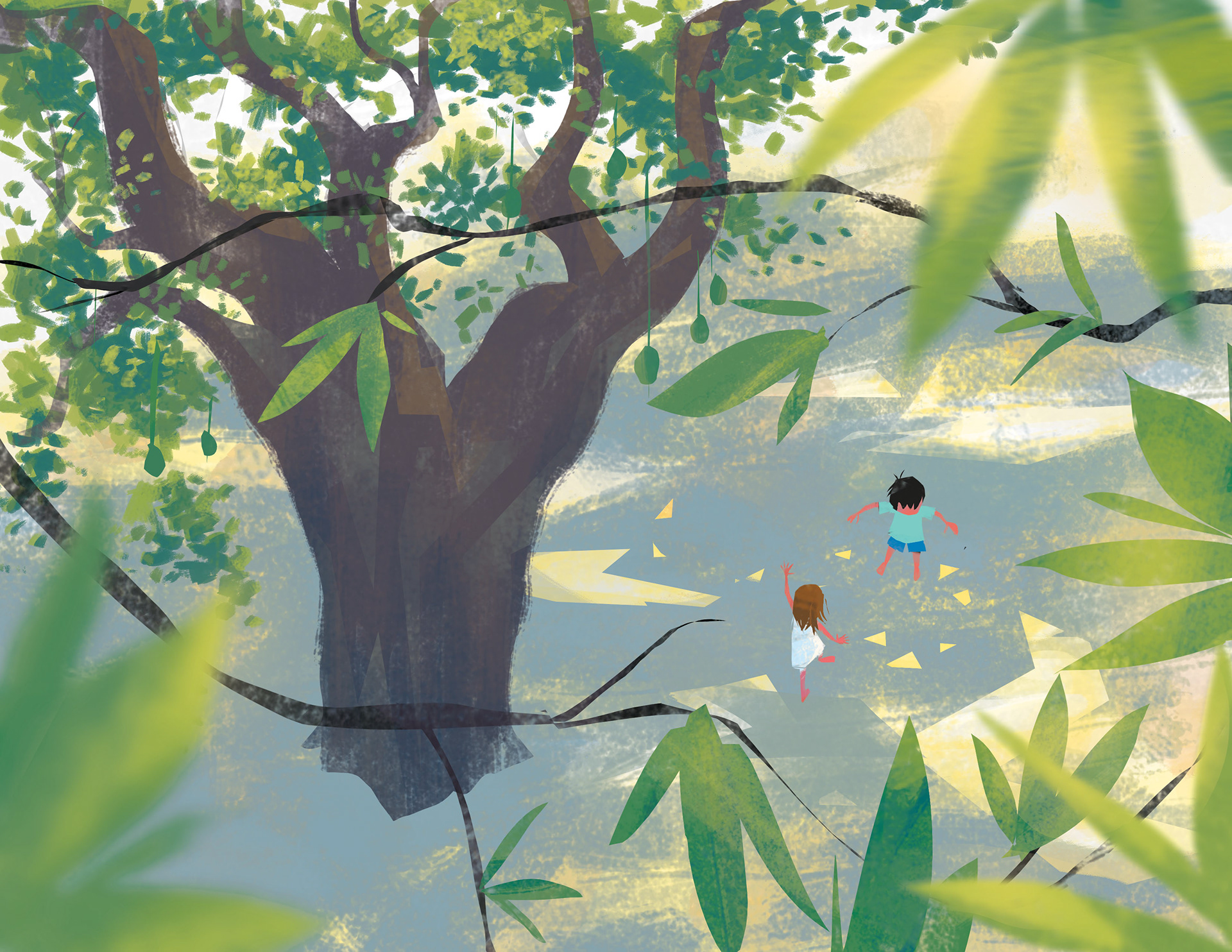 Beneath Lolo's (Grandpa's) Mango Tree