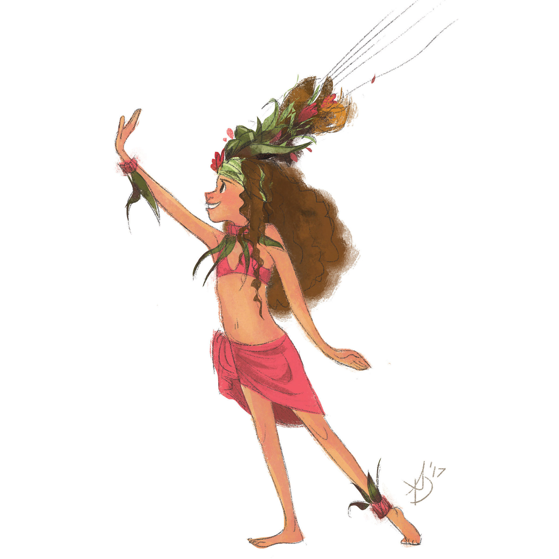 Tahitian danseuse 