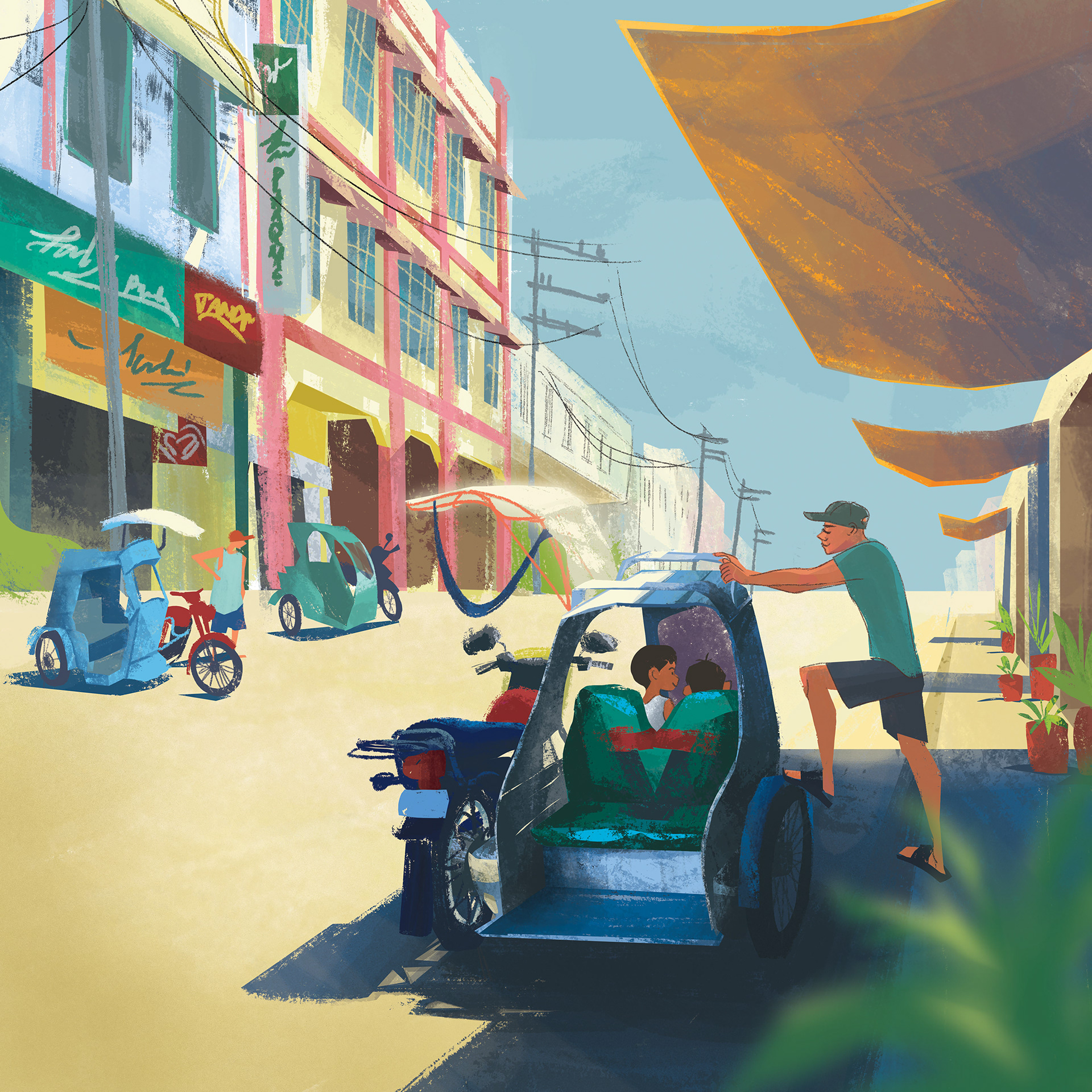 Afternoon/Tricycle in the City (Handumanan: a Keepsake)