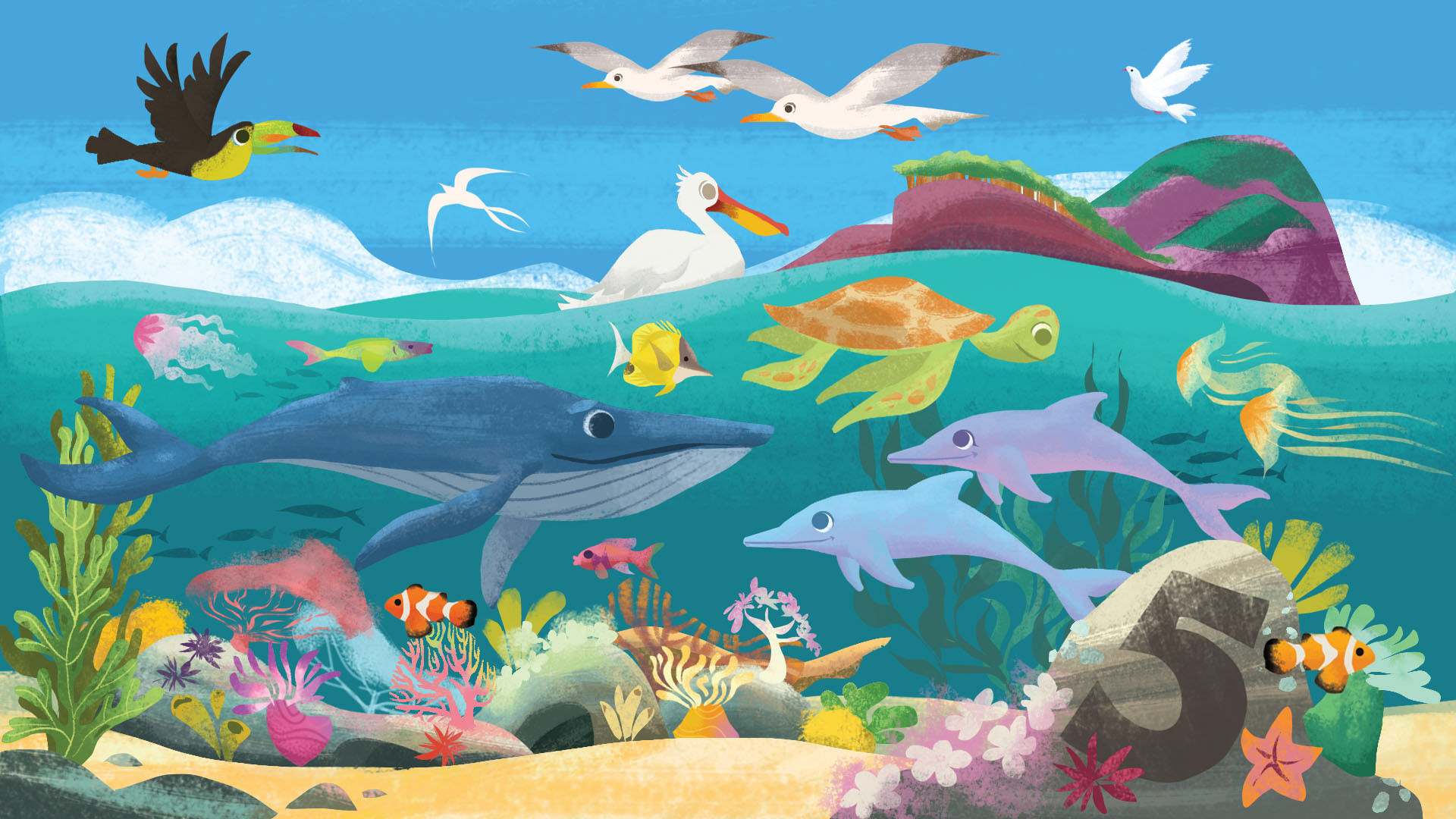 Day 5 (Creation) the Sea