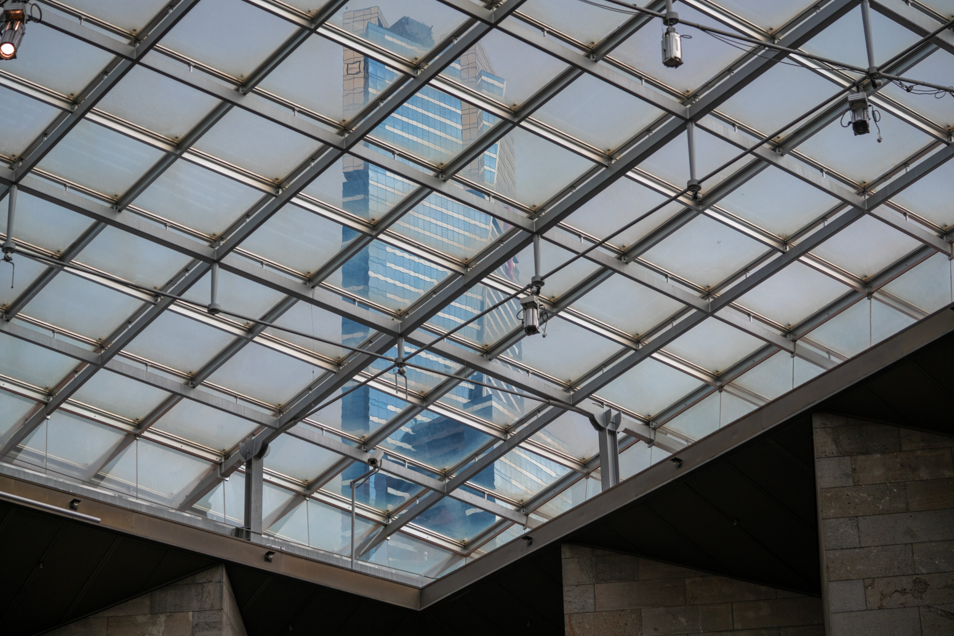 Through the roof of the NGV
