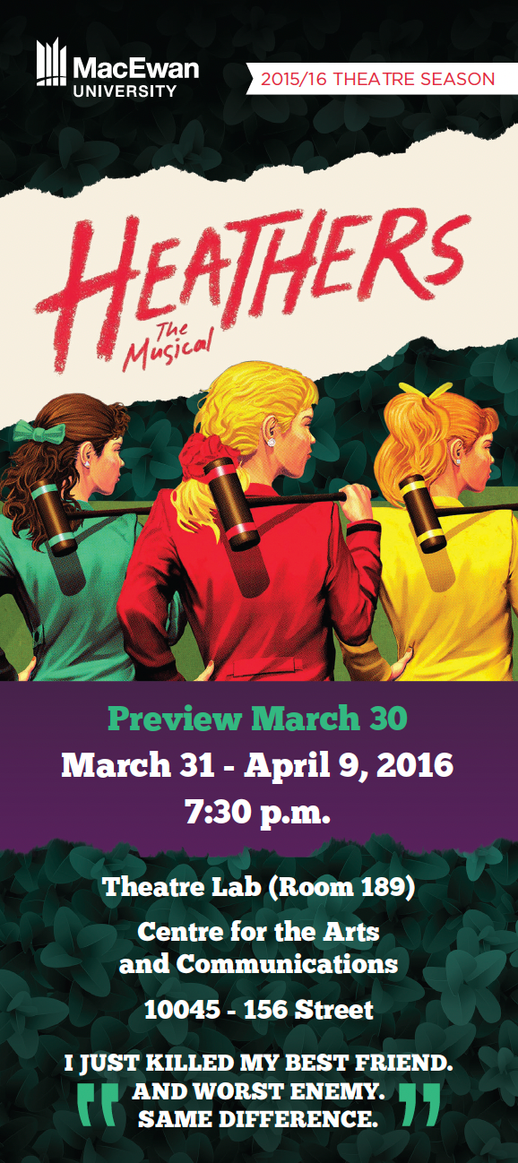 Heathers playbill
