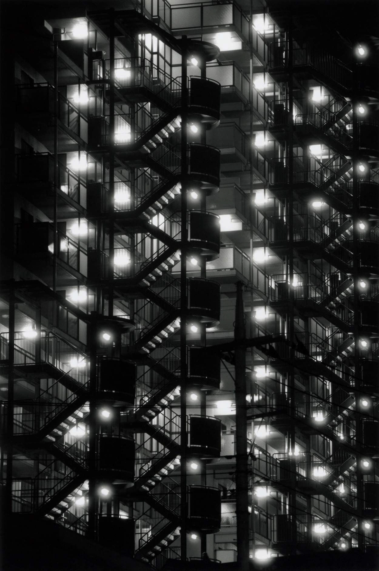 Naoya Hatakeyama, “Maquettes/Light #4303,” 1995, gelatin silver print, B&W transparency, UV filter, Light box, 43.8 × 34.9cm
