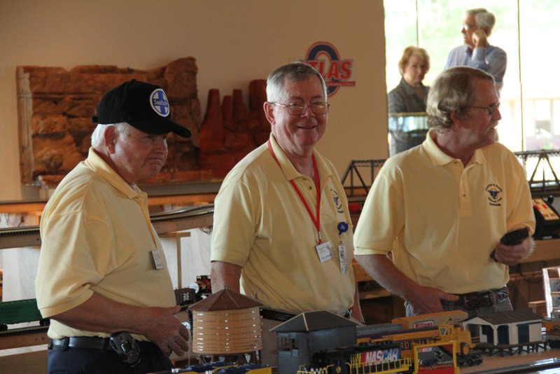 Ah yes!  Herb Andreen (left) seems convinced that things are running like a fine watch. 
