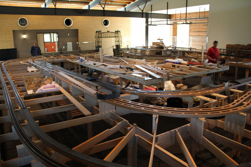 One more track path to add here and the track laying can resume.