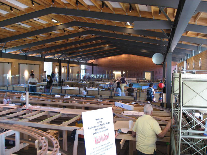 The park provided two “Watch Us Grow” signs and the easels for their display.