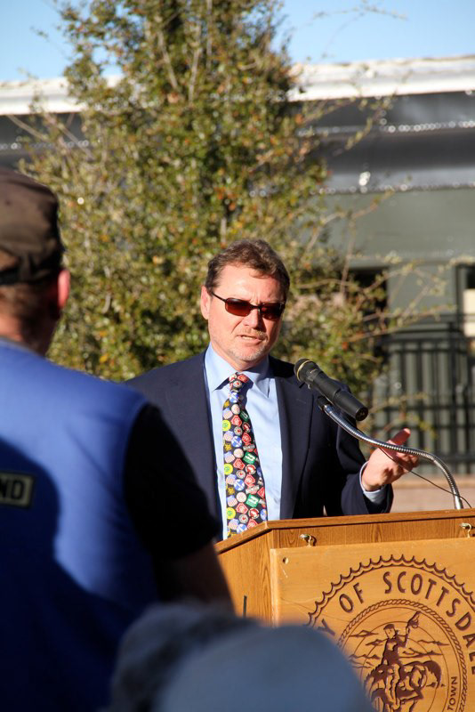 D.L.Withers owner of the D.L.Withers construction company who worked hand in hand with the Park, train clubs, and City of Scottsdale to make this happen