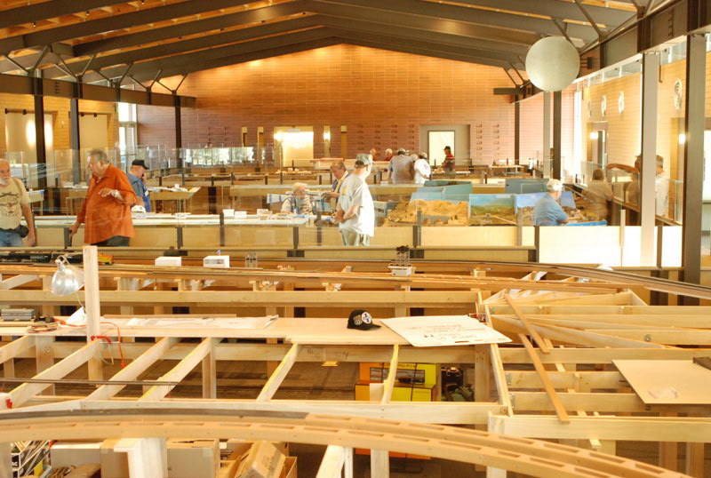 Long view of all three layout areas.
