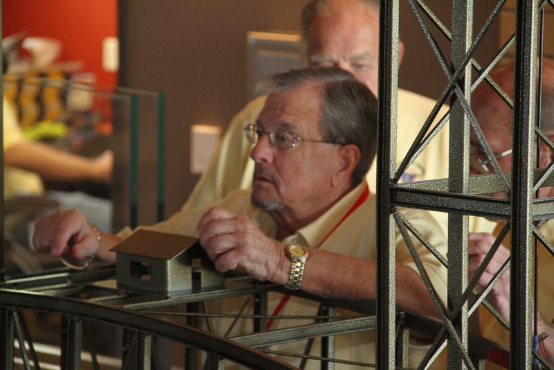 Concentration is sometimes easier if you have something to lean upon.  Jack Eaton