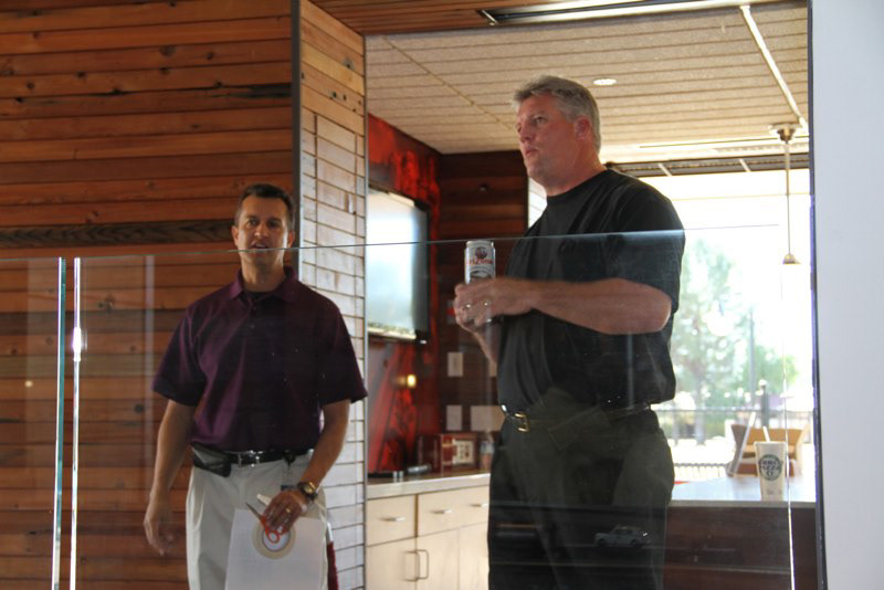 Henry Garcia (left) the #2 man with the Park is constantly working for all of