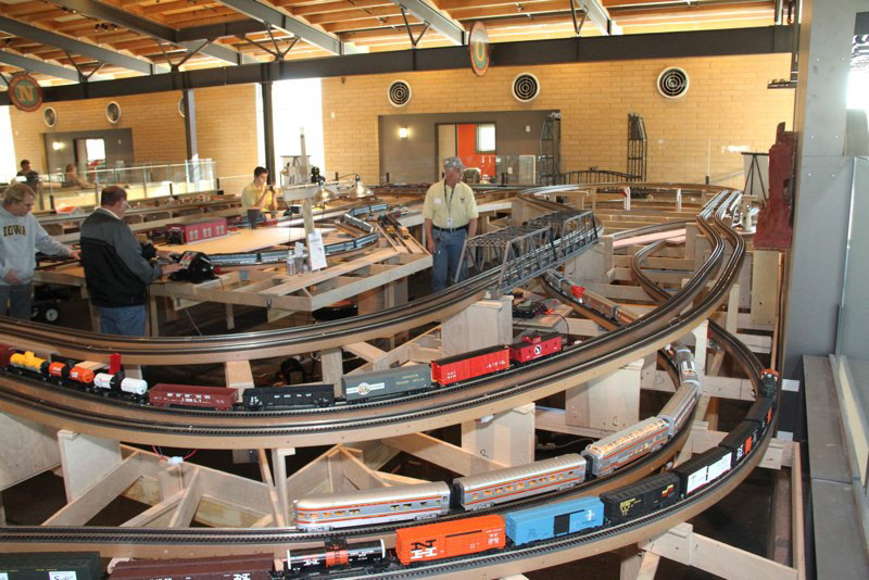 Getting things running on dedication day.