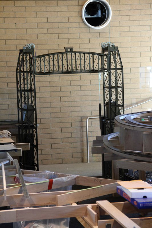 Raised for entry into the layout.