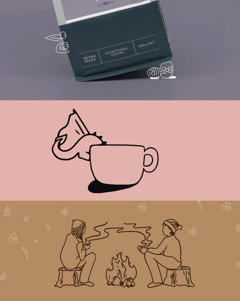 MISC ADS SEVEN MILES COFFEE ROASTERS