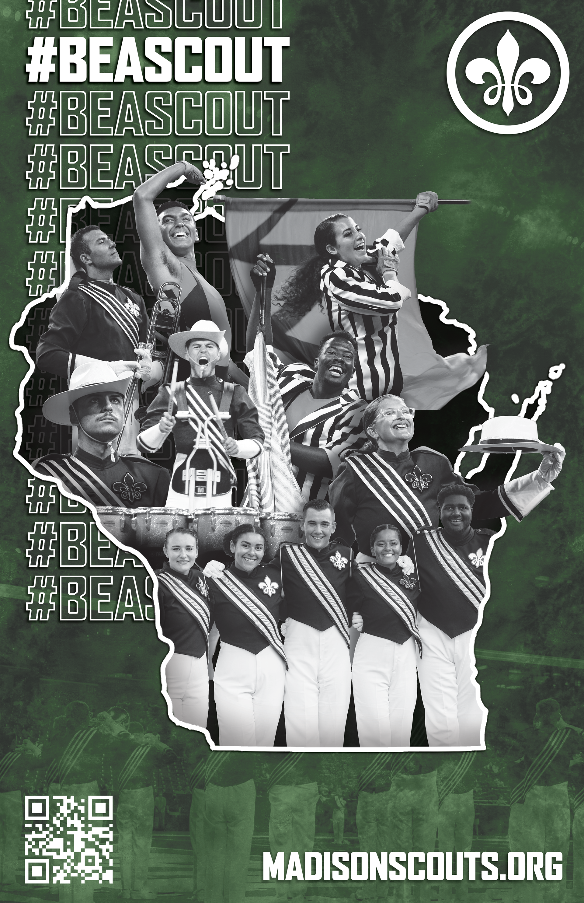 Madison Scouts Audition Poster