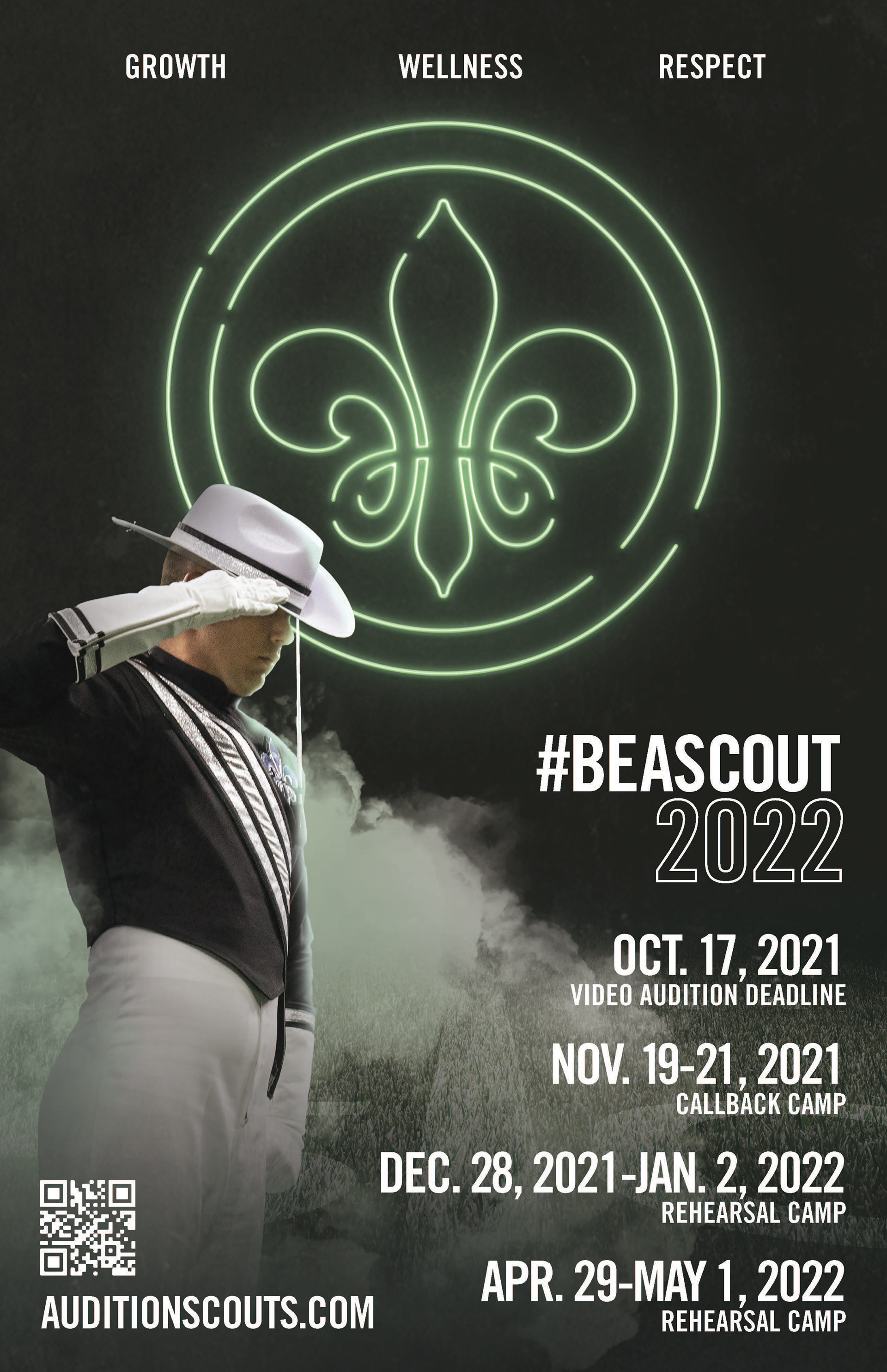 Madison Scouts Audition Poster