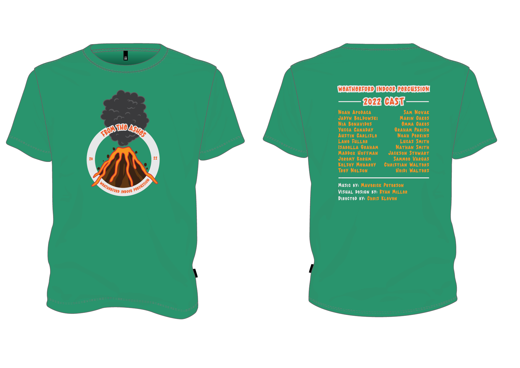 weatherford drumline 2022 show shirt