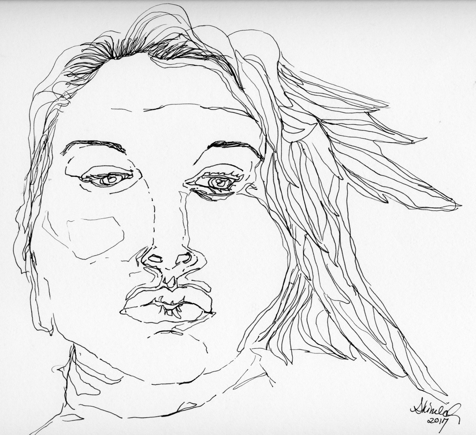 CRYSTAL, Pen and Ink, NFS.