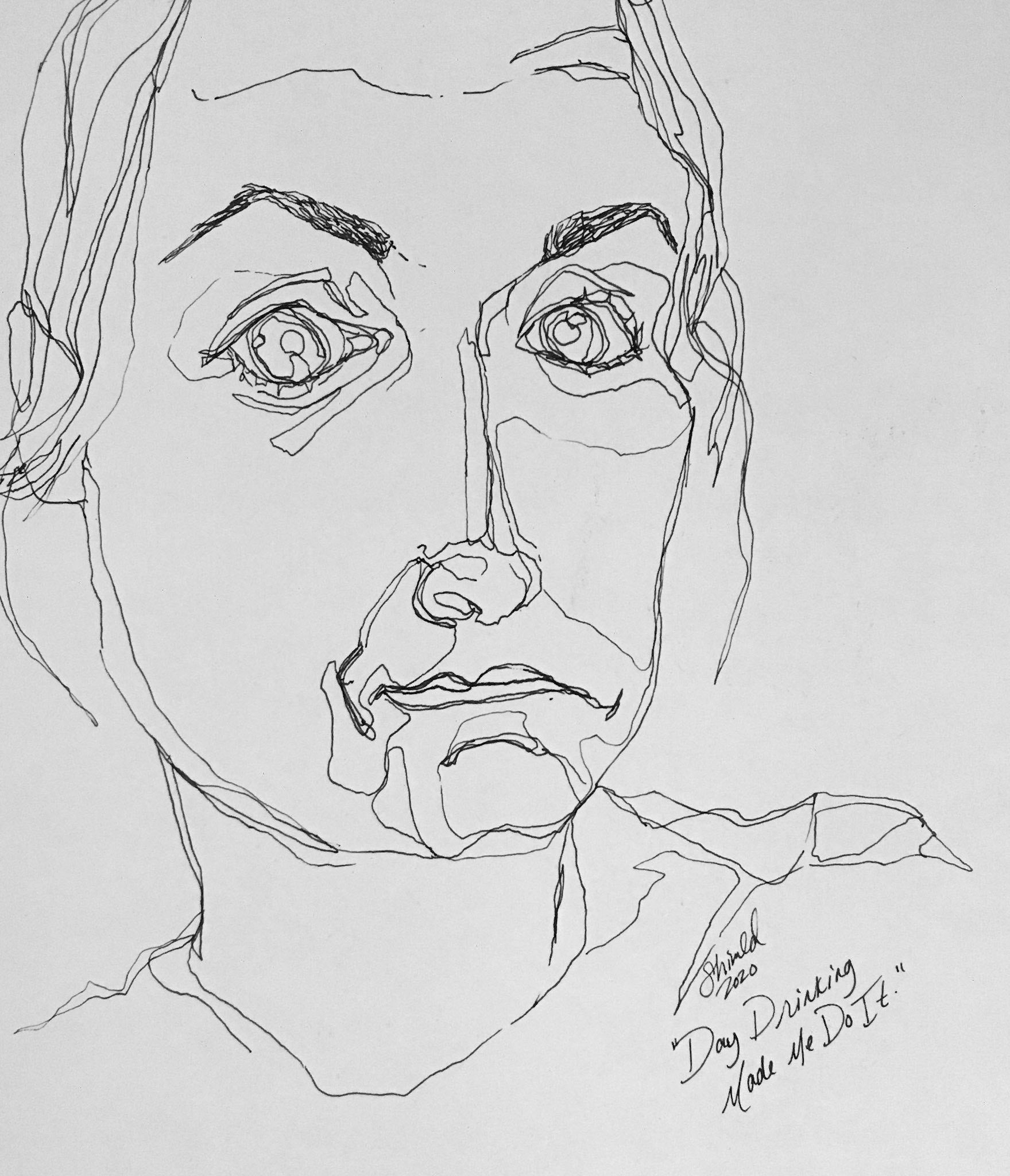 AMANDA, Pen and Ink, NFS