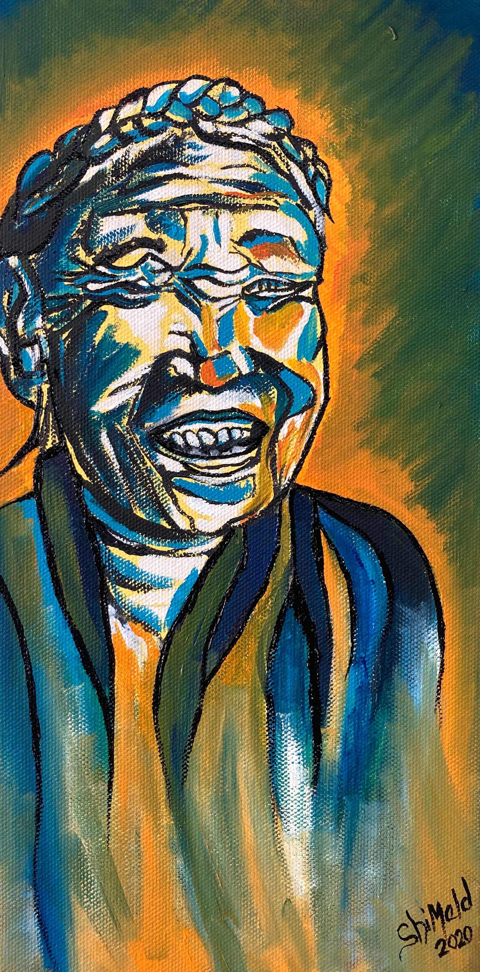 HILDA, Oil on Canvas, 2020, 6"x12", Private Collection