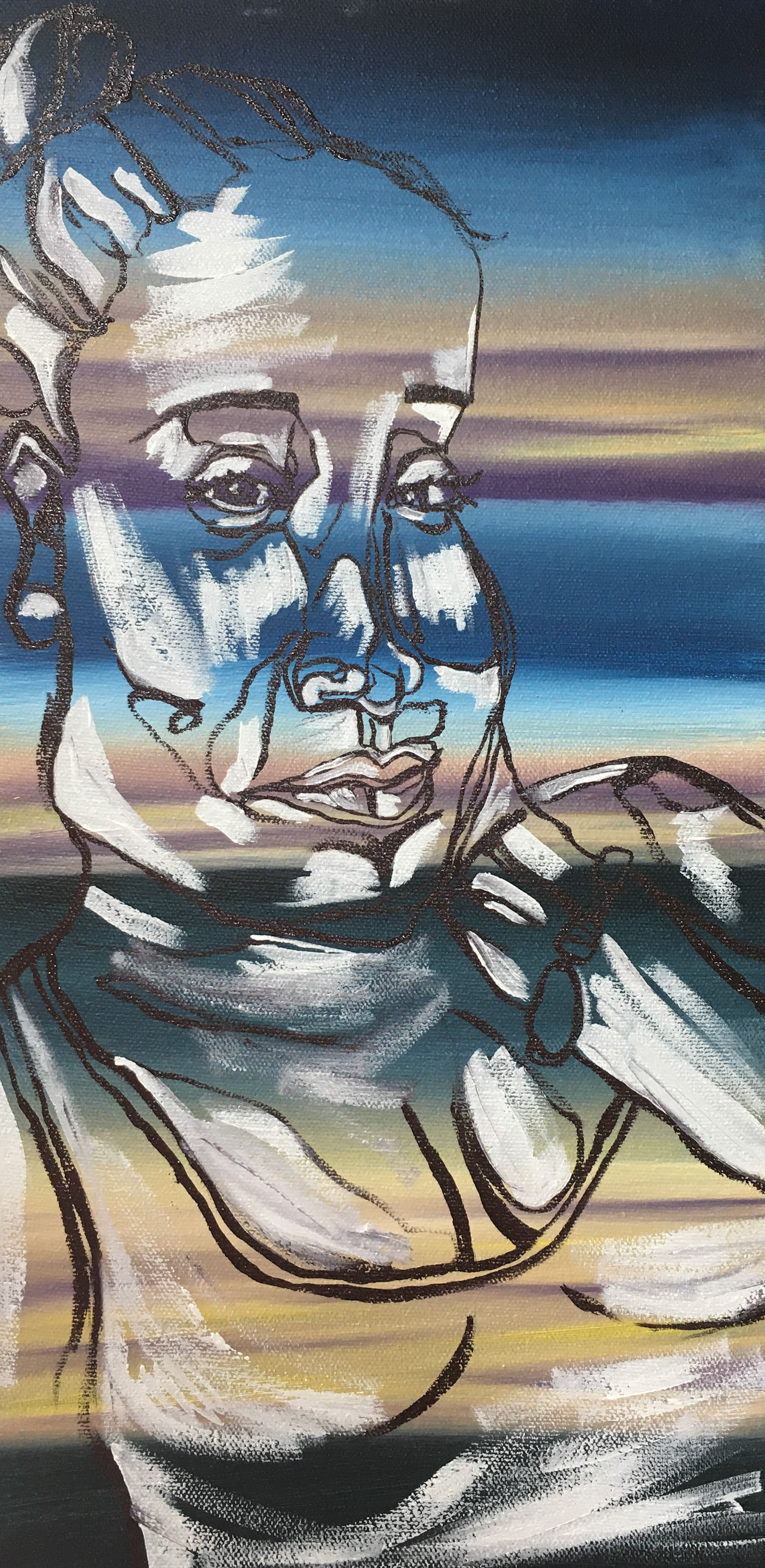 RAEGAN, 6"x12", Oil on Canvas, $280