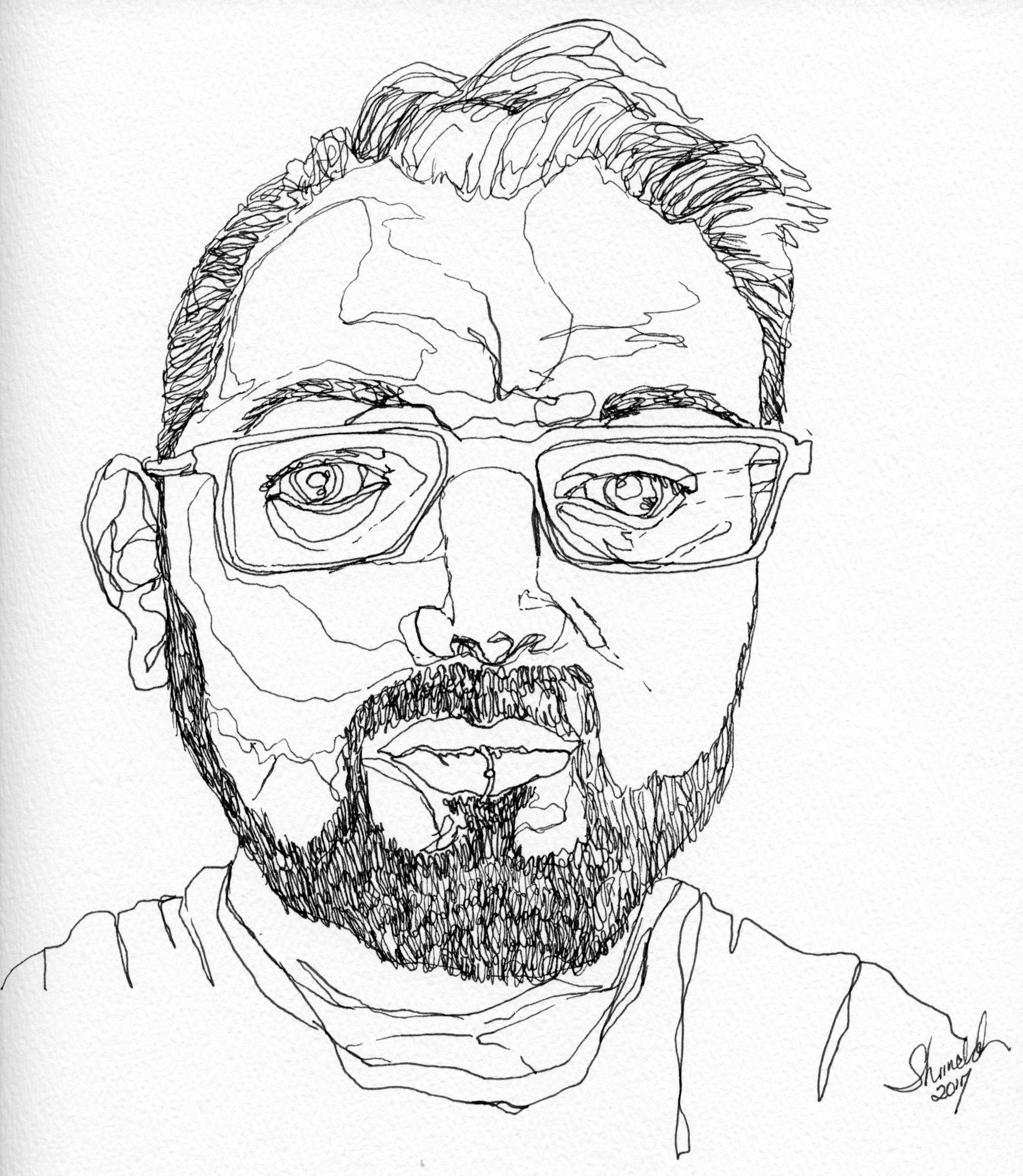 SCOTT, Pen and Ink, NFS.