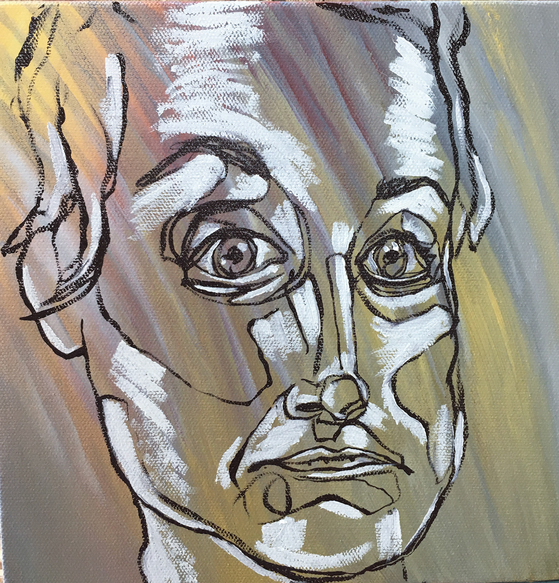 AMANDA, 8"x8", Oil on Canvas, $220