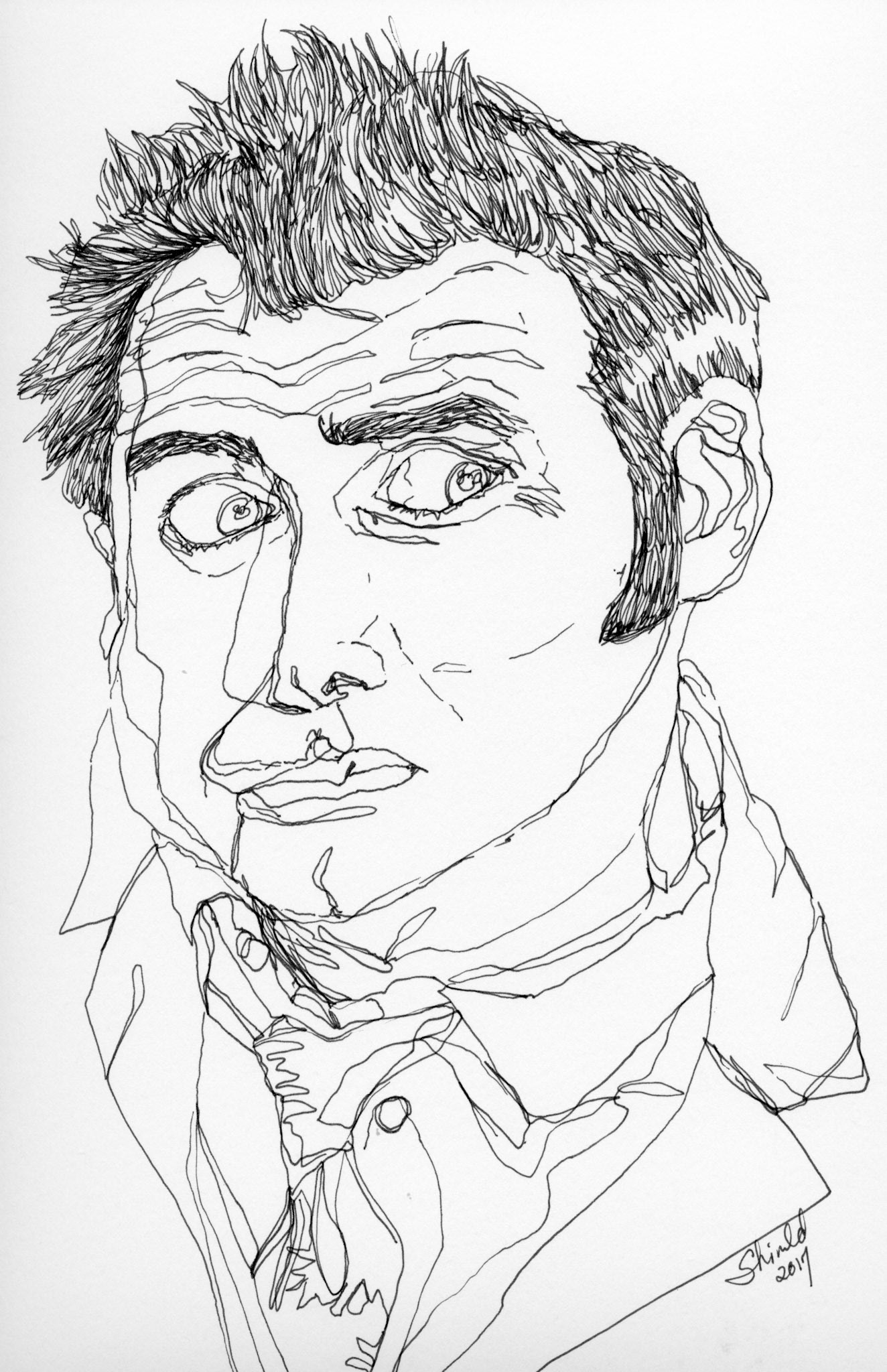 DAVID TENNENT, Pen and Ink, NFS.