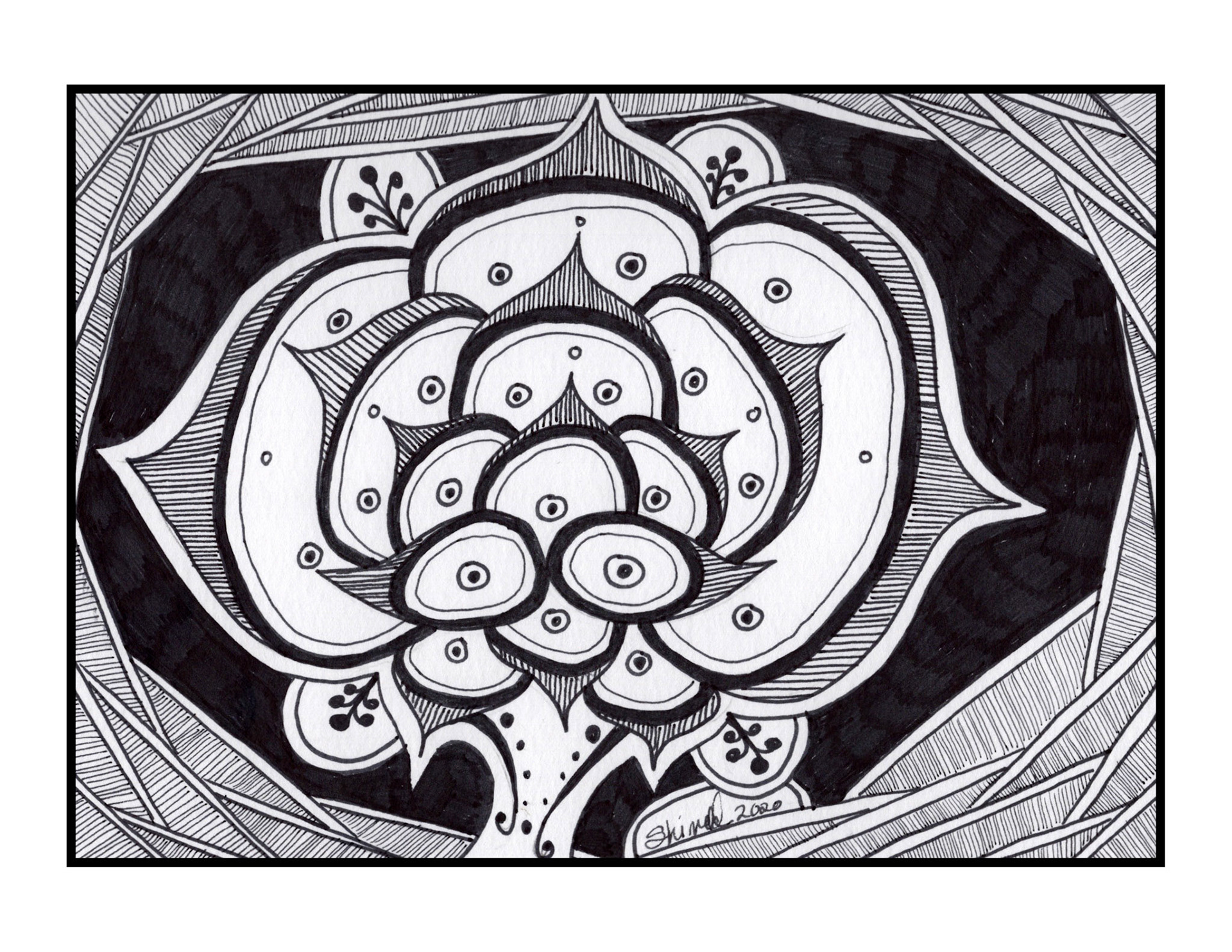 TREE OF LIFE, 8.5"x11", Pen and Ink, Digital Download, $3.50