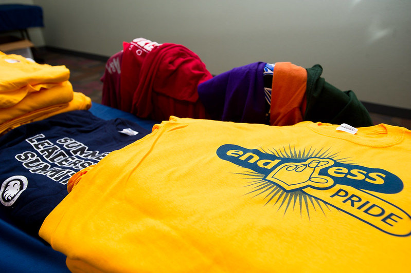 Photo of the 2011 spirit shirt of the year. This was the incentive to turn in apparel from institution competitors.