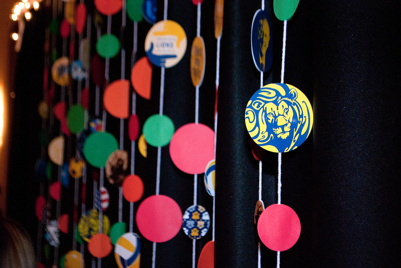 The students enjoyed decorating for the event.
