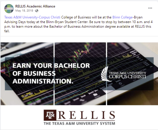Ex 2: Early on, we had to use stock photography for all visual assets. Promo packages were created for each inaugural degree.