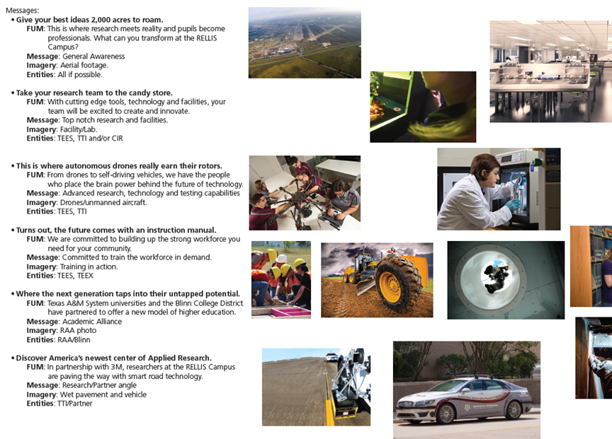 A view of how I've worked on campaign messaging.