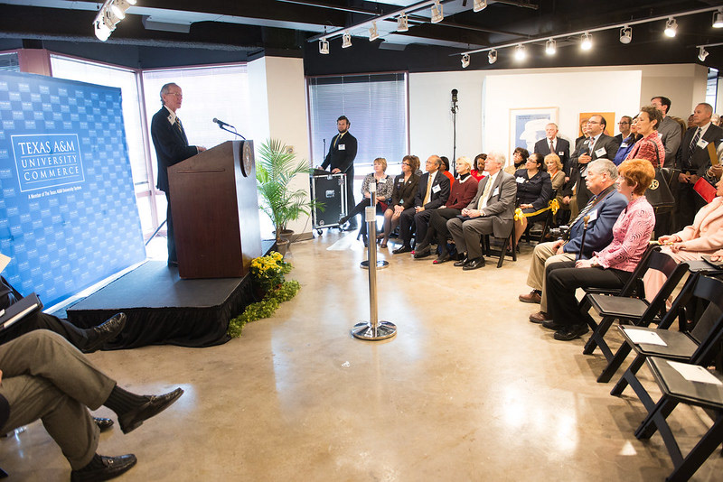 A momentous occasion - the ceremony event hosted in the most visually appealing/interesting part of the new location.