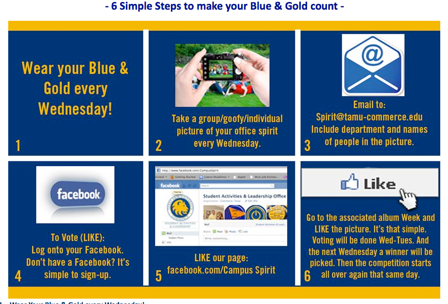 It became difficult to keep up with the demand, so we worked on ways to mass produce the accessibility for inclusion. One of the ideas was to request submissions of their weekly spirit for a Facebook album photo vote. All submissions received buttons, and the photo with the most votes received a prize.