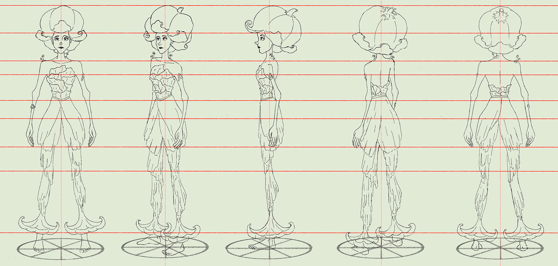 Bell Sprite turnaround