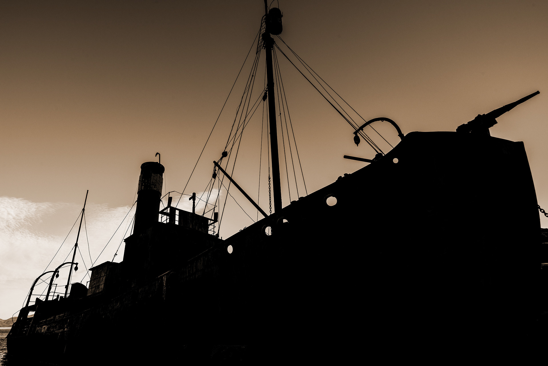Beached Whaling Ship