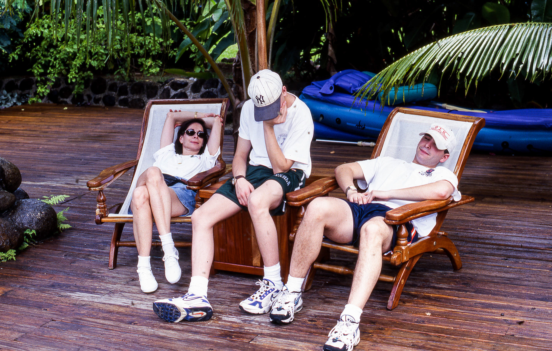 Resting after LONG flight