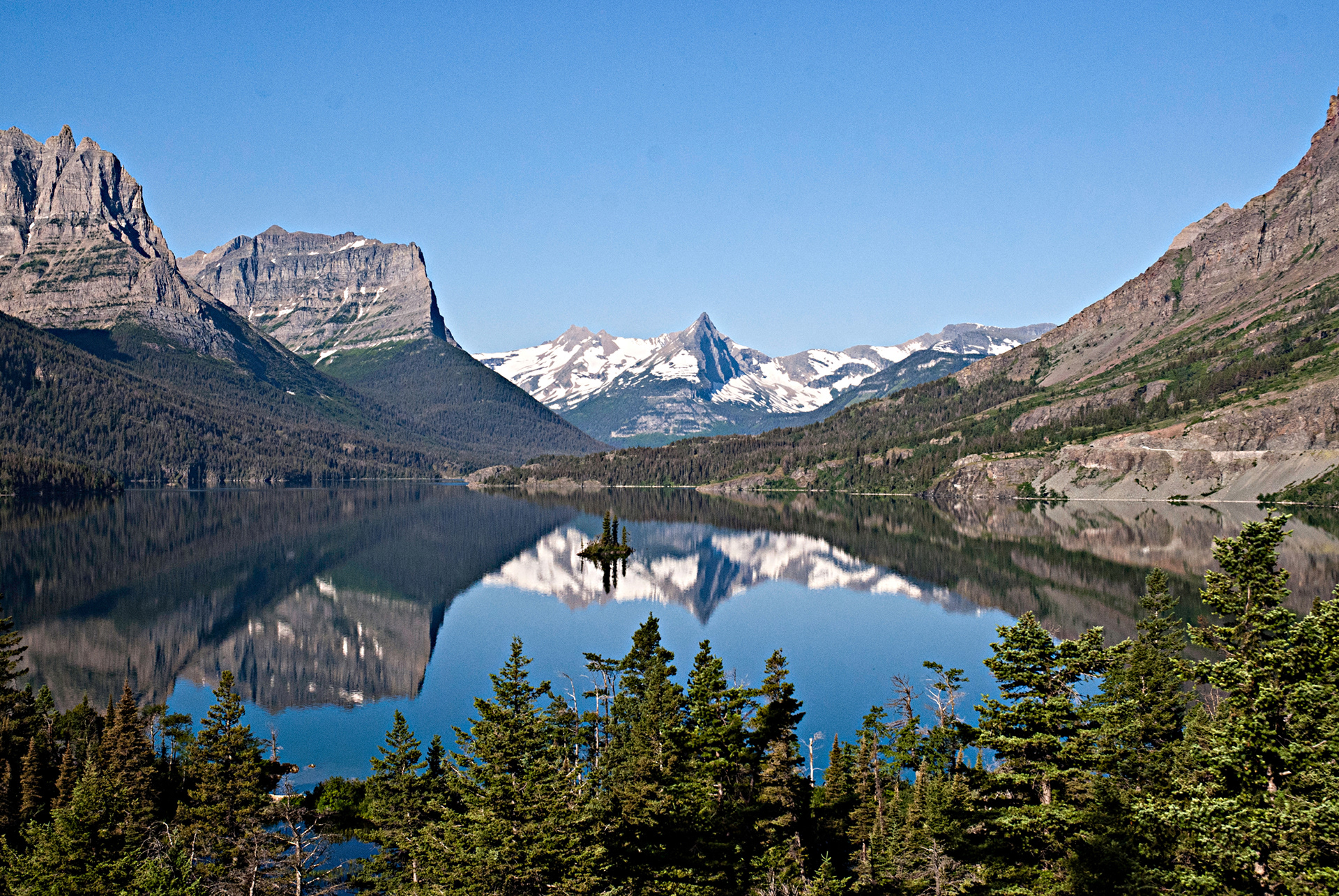 Wild Goose Island & St Mary Lake