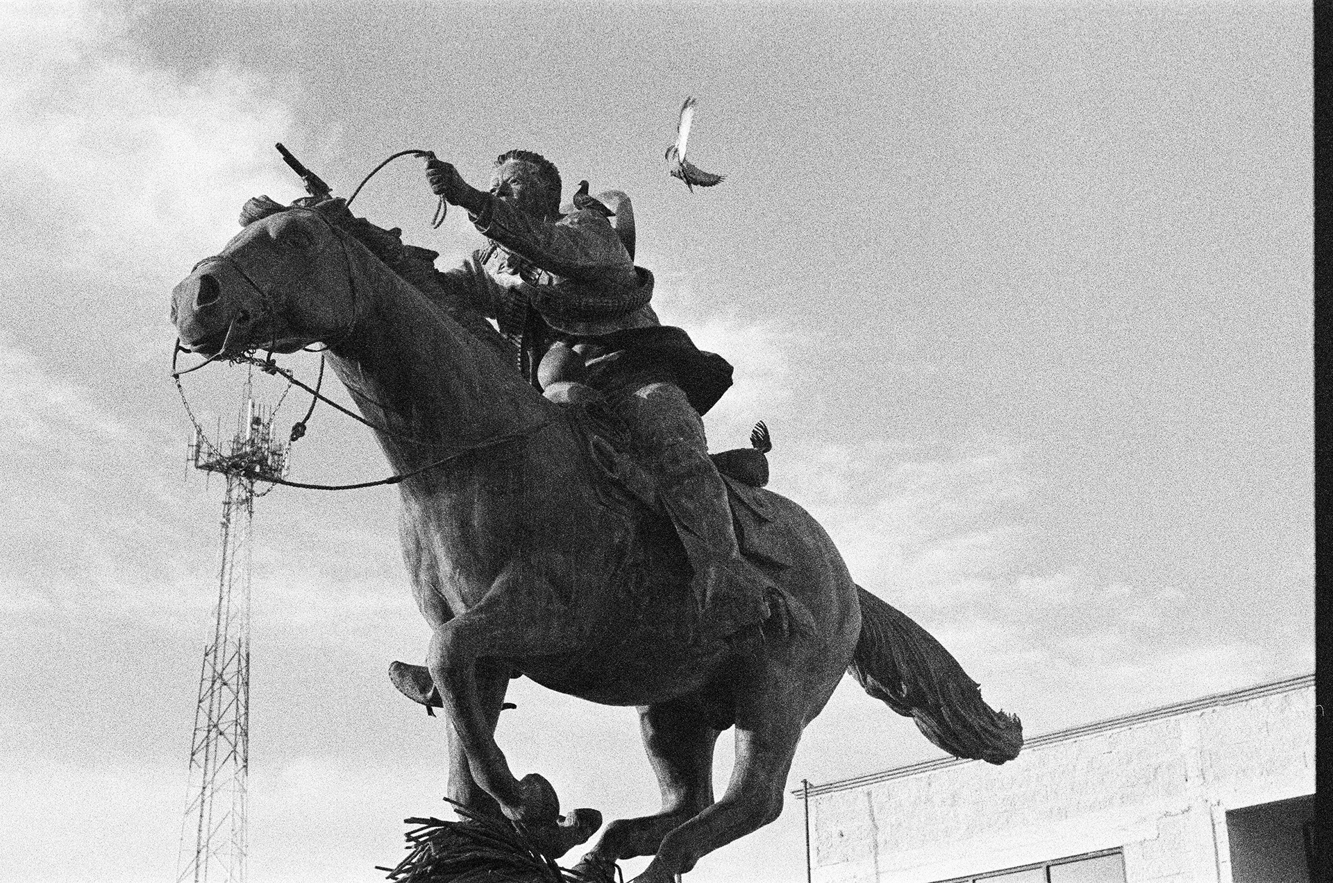 Statue of Pancho Villa. Palomas, Chihuahua