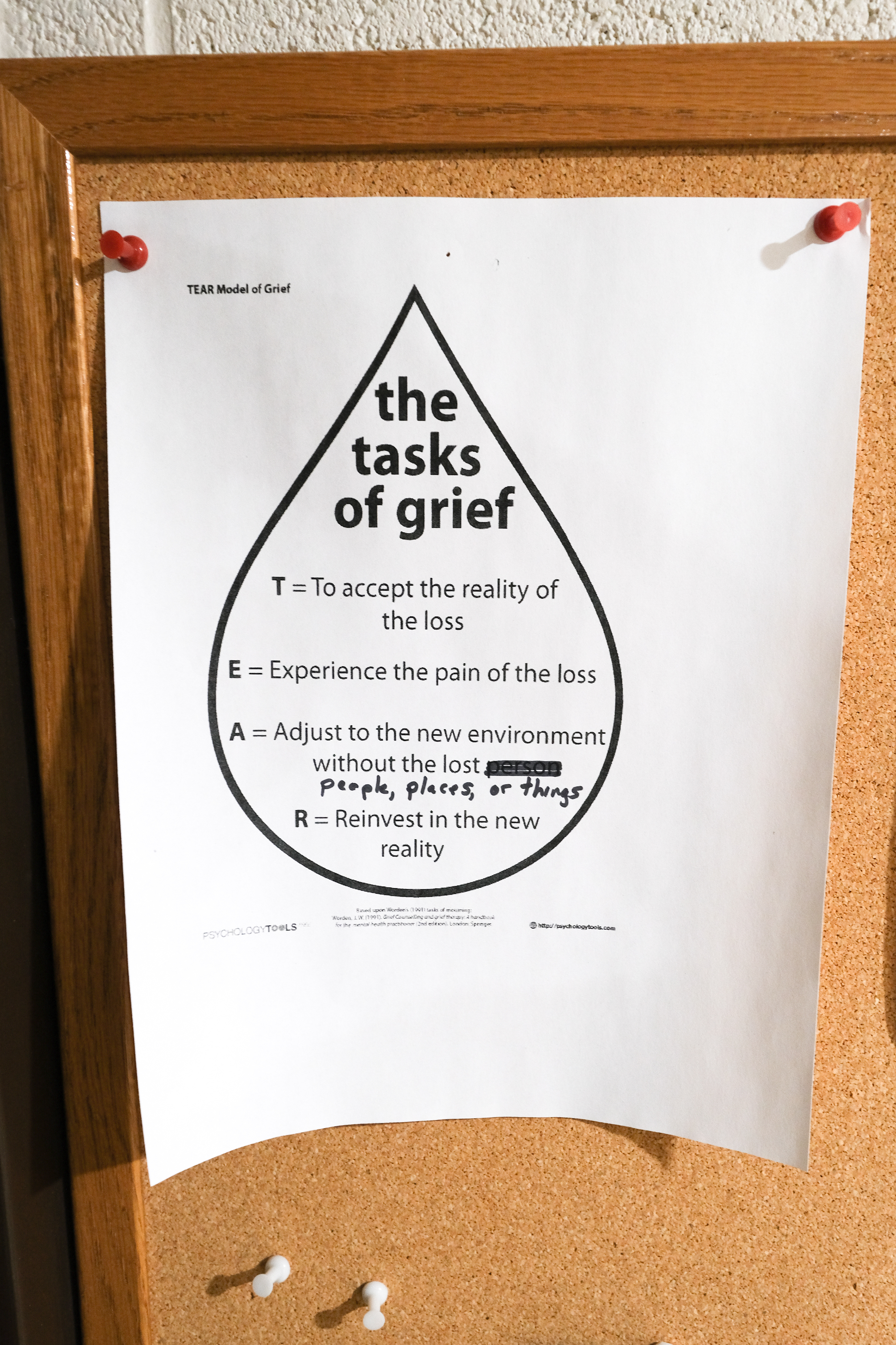 A flier in the hallways of Lincoln Christian University, a neighboring school that downsized dramatically just one month before Lincoln College’s closure announcement.