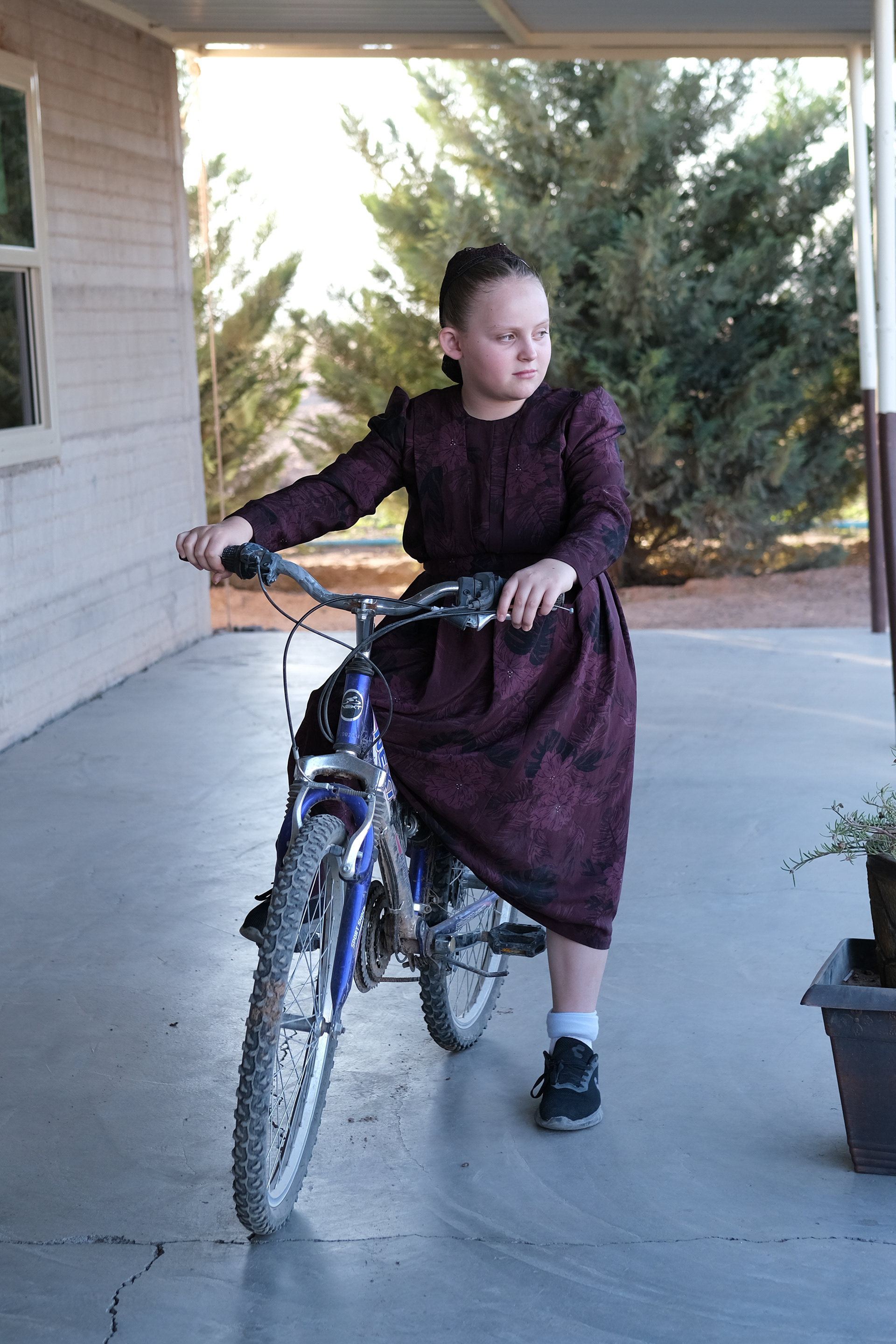 Mennonite girl in Sabinal, Chihuahua