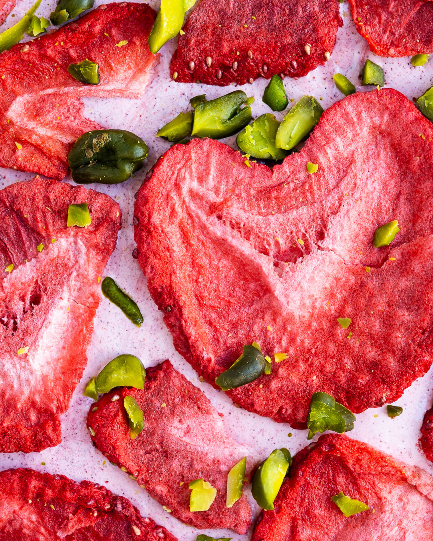 Aardbei nougat foodfotografie Groningen