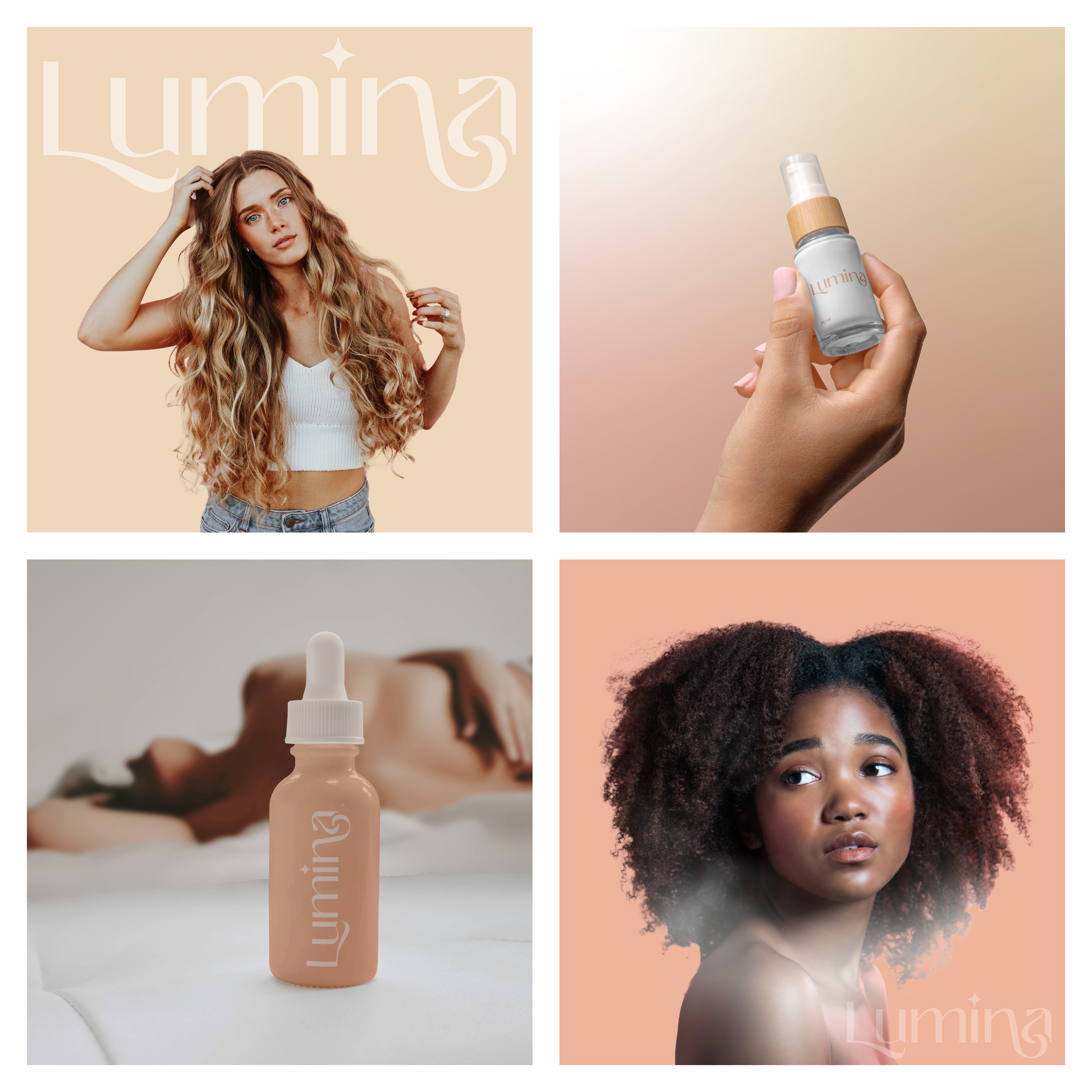 Lumina Skincare Branding